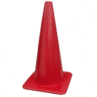 Case of 8 28" Lime Green Parking Cones or Traffic Cones 