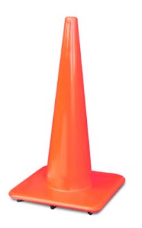 28 inch 10 lb Trimline Orange Traffic Cones