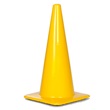 28 inch Yellow PVC 7 lb Heavy Duty Traffic Cones