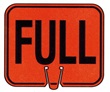 Lot FULL Parking Cone Sign