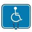 Handicap Symbol Traffic Cone Sign