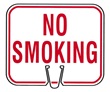 NO SMOKING Facility Cone Sign