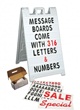 Two Message Board Kits for Signicade Curb Sign Stands