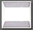 2 Way Clear White 4 inch Reflective Square Raised Traffic Pavement Markers, 1.44 ea, Case of 50