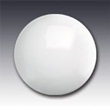 4 inch White Round Plastic Pavement Markers, 0.46 each, Case of 100