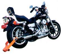 M4S Rhino Motorcycle Wheel Immobilizer and Tire Lock