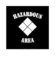 Hazardous Area Safety Warehouse Plastic Reusable Stencil, 22 in