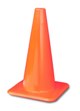 18 inch Orange Traffic Cones, Case of 20
