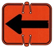 Arrow Traffic Cone Sign A100