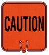 CAUTION Delineator or Traffic Barrel Sign