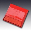 1 Way Red 4 inch Reflective Square Raised Traffic Pavement Markers, 1.47 ea, Case of 50