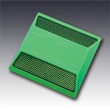 2 Way Green 4 inch Reflective Square Raised Traffic Pavement Markers, 1.60 ea, Case of 50