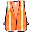 10 pack of Economy Orange Safety Vests with Reflective